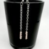 Seed Pearl Long Drop Earrings Silver Image 1